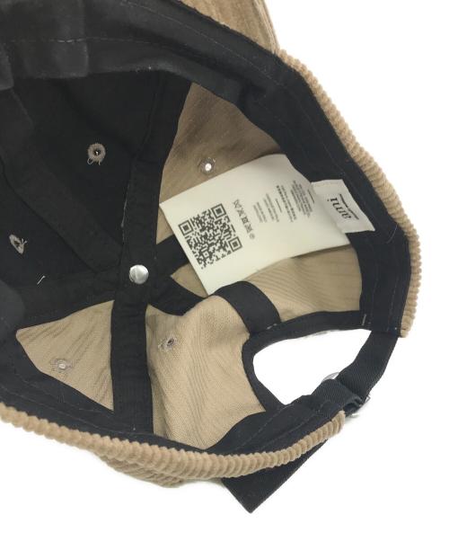 AMI PARIS（アミ パリス）AMI PARIS (アミ パリス) コーデュロイキャップ ベージュの古着・服飾アイテム