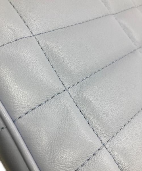 pierre cardin（ピエール・カルダン）pierre cardin (ピエール・カルダン) FRAY ID (フレイ アイディー) キルティングバッグ ブルーの古着・服飾アイテム