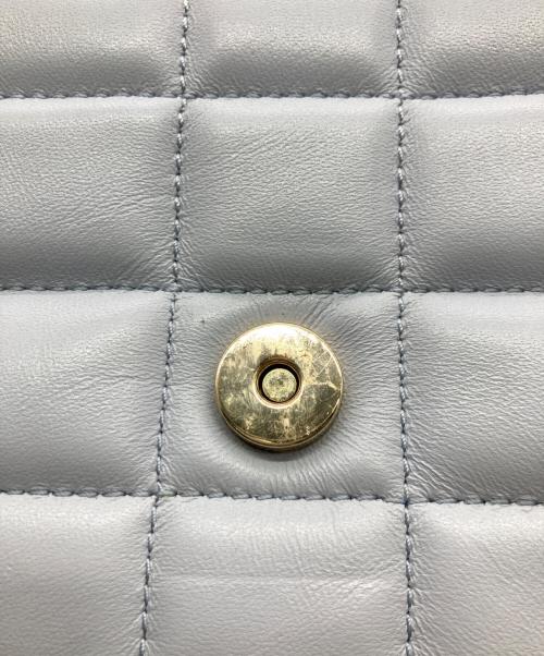 pierre cardin（ピエール・カルダン）pierre cardin (ピエール・カルダン) FRAY ID (フレイ アイディー) キルティングバッグ ブルーの古着・服飾アイテム