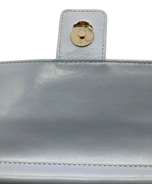 pierre cardin（ピエール・カルダン）pierre cardin (ピエール・カルダン) FRAY ID (フレイ アイディー) キルティングバッグ ブルーの古着・服飾アイテム