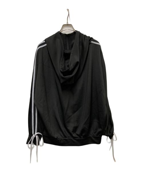 FICTION TOKYO（フィクショントーキョー）FICTION TOKYO (フィクショントーキョー) Logo Full-Zip Line Hoodie ブラック サイズ:-の古着・服飾アイテム