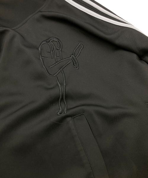 FICTION TOKYO（フィクショントーキョー）FICTION TOKYO (フィクショントーキョー) Logo Full-Zip Line Hoodie ブラック サイズ:-の古着・服飾アイテム