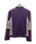 Hysteric Glamour (ヒステリックグラマー) ウール混 ヒス ワッペン アームロゴラインニットジャケット パープル サイズ:SIZE Free：12000円
