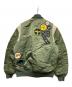 stussy (ステューシー) ALPHA (アルファ) FRAGMENT DESIGN (フラグメントデザイン) 25th Anniversary Ma-1 カーキ サイズ:M：40000円