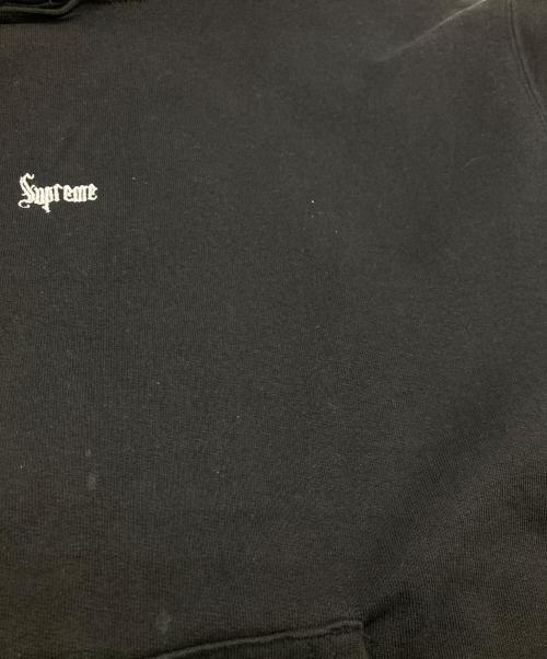 SUPREME（シュプリーム）Supreme (シュプリーム) Micro Logo Hooded Sweatshirt ブラック サイズ:Ｌの古着・服飾アイテム