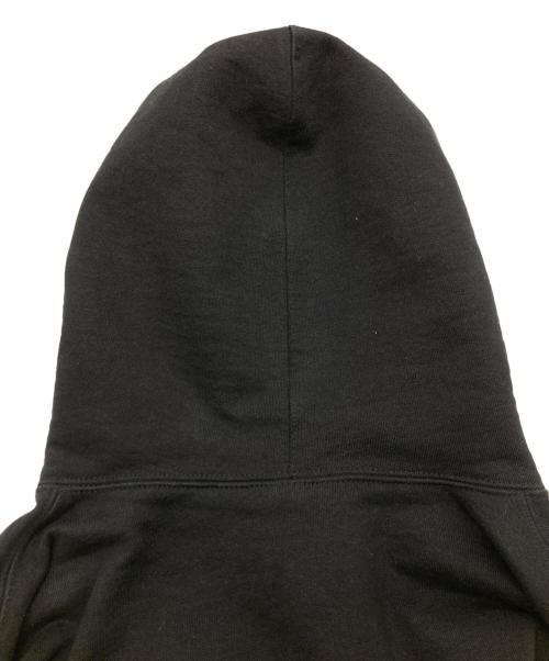 SUPREME（シュプリーム）Supreme (シュプリーム) Micro Logo Hooded Sweatshirt ブラック サイズ:Ｌの古着・服飾アイテム