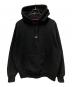 Supreme（シュプリーム）の古着「Micro Logo Hooded Sweatshirt」｜ブラック