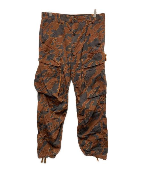 G-STAR RAW（ジースターロゥ）G-STAR RAW (ジースターロゥ) R-3N REGULAR STRAIGHT CARGO PANTS オレンジ サイズ:81cm (W32)の古着・服飾アイテム