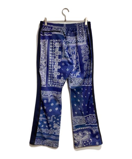 Needles（ニードルズ）Needles (ニードルズ) MIYAGIHIDETAKA (ミヤギヒデタカ) Boot-cut Track Pant-Poly/ブーツカット・トラックパンツ（ポリエステル・ジャージー） ブルー サイズ:Mの古着・服飾アイテム