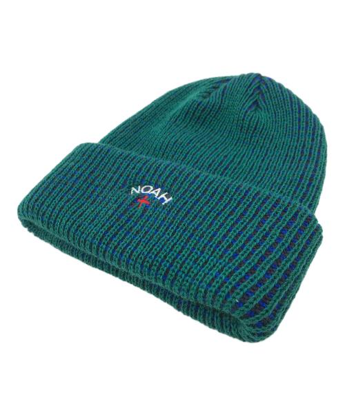 Noah（ノア）Noah (ノア) Tri-Color Beanie グリーンの古着・服飾アイテム