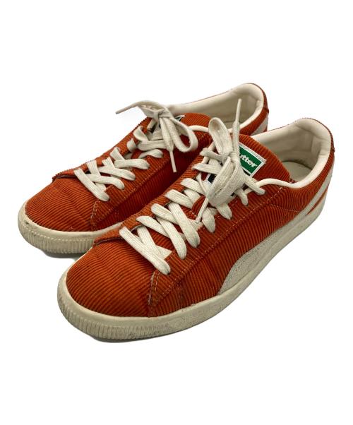PUMA（プーマ）PUMA (プーマ) BUTTER GOODS (バターグッズ) BASKET VTG オレンジ サイズ:SIZE US９　（27cm）の古着・服飾アイテム