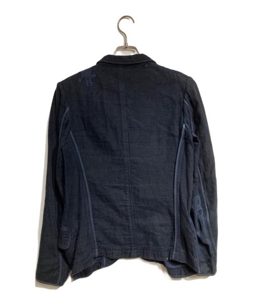 Y's（ワイズ）Y's (ワイズ) コットン ガーゼ シングルジャケット/Cotton gauze single jacket ブラック サイズ:1の古着・服飾アイテム