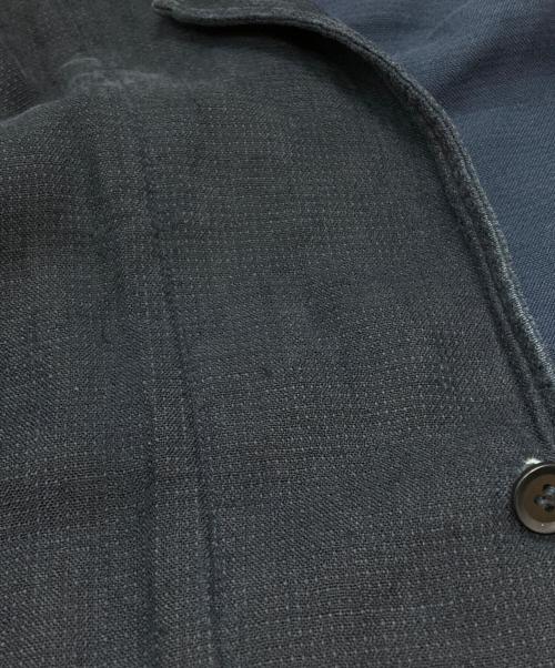 Y's（ワイズ）Y's (ワイズ) コットン ガーゼ シングルジャケット/Cotton gauze single jacket ブラック サイズ:1の古着・服飾アイテム