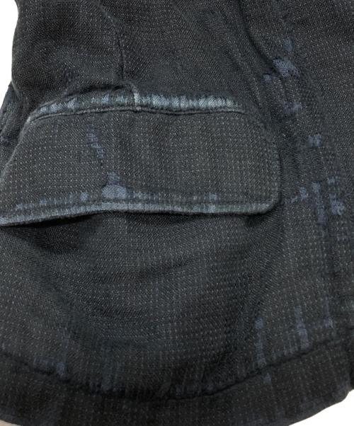 Y's（ワイズ）Y's (ワイズ) コットン ガーゼ シングルジャケット/Cotton gauze single jacket ブラック サイズ:1の古着・服飾アイテム