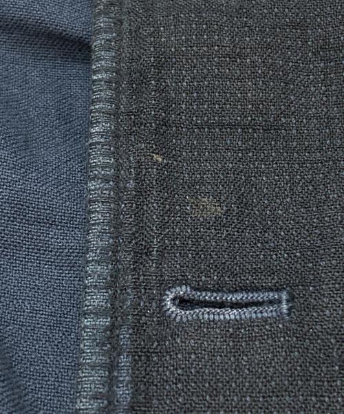 Y's（ワイズ）Y's (ワイズ) コットン ガーゼ シングルジャケット/Cotton gauze single jacket ブラック サイズ:1の古着・服飾アイテム