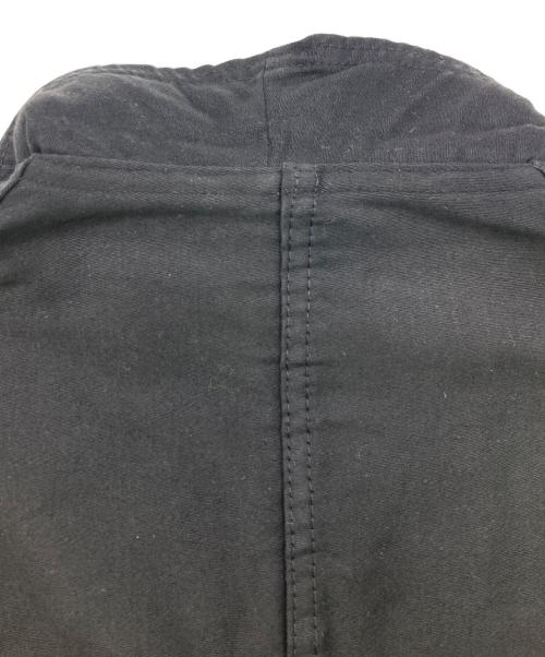 USED（ユーズド）USED (ユーズド) ブラックモールスキンカバーオール ブラック サイズ:-の古着・服飾アイテム