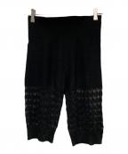 JUUKIFFジュ―キフ）の古着「レースショートレギンス」｜ブラック