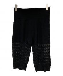 JUUKIFF（ジュ―キフ）の古着「レースショートレギンス」｜ブラック