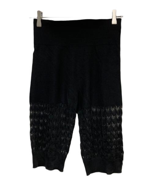 JUUKIFF（ジュ―キフ）JUUKIFF (ジュ―キフ) レースショートレギンス ブラック サイズ:Sの古着・服飾アイテム