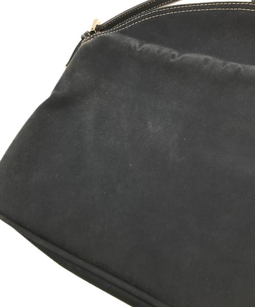 FENDI（フェンディ）FENDI (フェンディ) マーブルダブルフラップバケットバッグ ネイビーの古着・服飾アイテム