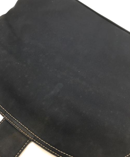 FENDI（フェンディ）FENDI (フェンディ) マーブルダブルフラップバケットバッグ ネイビーの古着・服飾アイテム