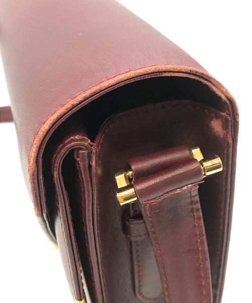 Cartier（カルティエ）Cartier (カルティエ) ショルダーバッグ マストライン レッドの古着・服飾アイテム