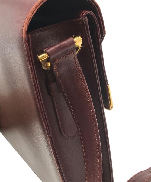Cartier（カルティエ）Cartier (カルティエ) ショルダーバッグ マストライン レッドの古着・服飾アイテム