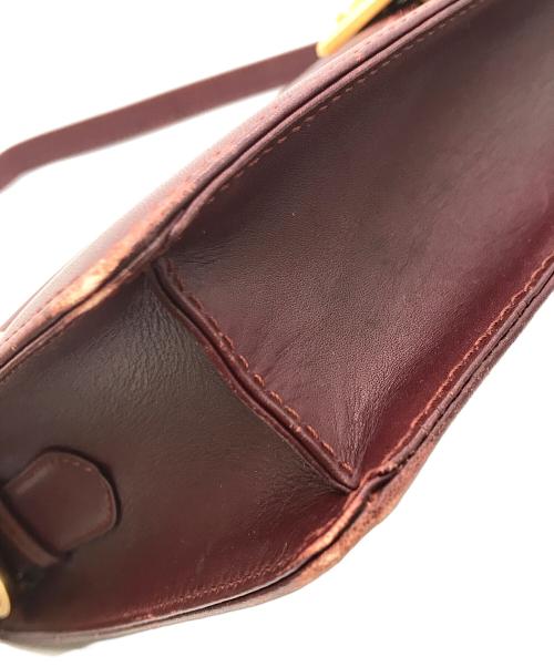 Cartier（カルティエ）Cartier (カルティエ) ショルダーバッグ マストライン レッドの古着・服飾アイテム