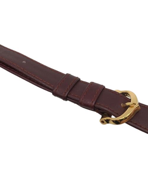 Cartier（カルティエ）Cartier (カルティエ) ショルダーバッグ マストライン レッドの古着・服飾アイテム