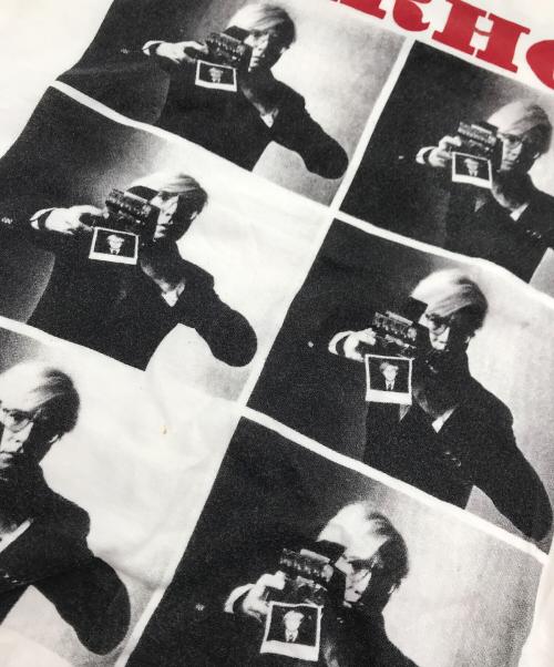 Hysteric Glamour（ヒステリックグラマー）Hysteric Glamour (ヒステリックグラマー) ANDY WARHOL (アンディウォーホル) プリントカットソー ホワイト サイズ:Freeの古着・服飾アイテム