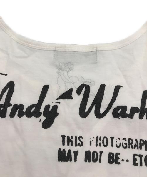Hysteric Glamour（ヒステリックグラマー）Hysteric Glamour (ヒステリックグラマー) ANDY WARHOL (アンディウォーホル) プリントカットソー ホワイト サイズ:Freeの古着・服飾アイテム