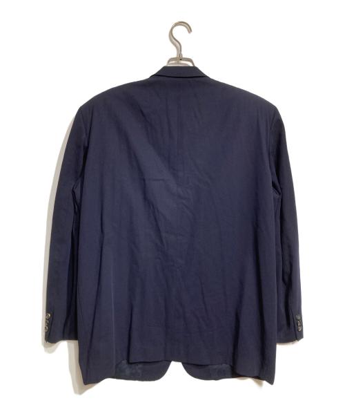 COMME des GARCONS HOMME（コムデギャルソン オム）COMME des GARCONS HOMME (コムデギャルソン オム) ウールギャバジンテーラードジャケット/Wool gabardine tailored jacket  ネイビー サイズ:Mの古着・服飾アイテム