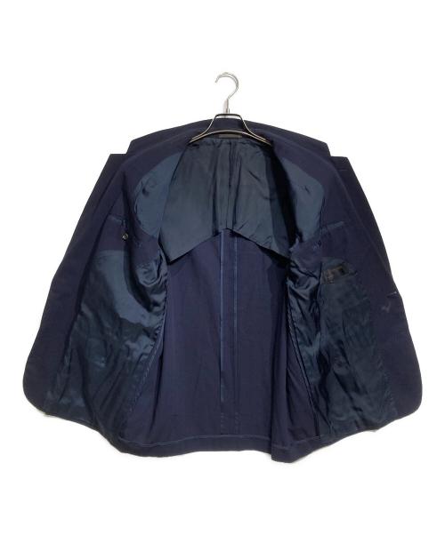 COMME des GARCONS HOMME（コムデギャルソン オム）COMME des GARCONS HOMME (コムデギャルソン オム) ウールギャバジンテーラードジャケット/Wool gabardine tailored jacket  ネイビー サイズ:Mの古着・服飾アイテム