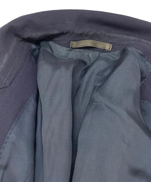 COMME des GARCONS HOMME（コムデギャルソン オム）COMME des GARCONS HOMME (コムデギャルソン オム) ウールギャバジンテーラードジャケット/Wool gabardine tailored jacket  ネイビー サイズ:Mの古着・服飾アイテム