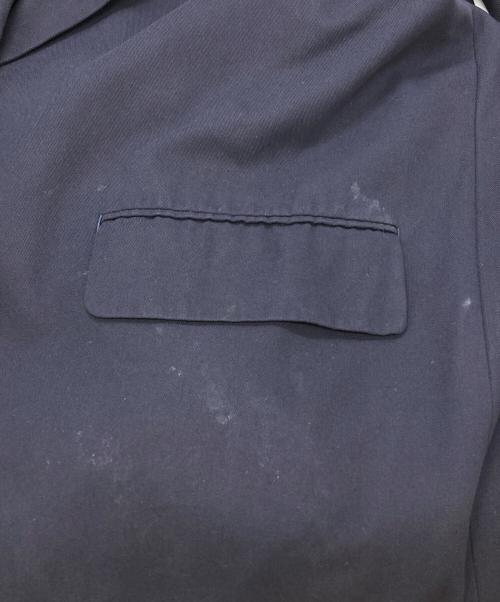 COMME des GARCONS HOMME（コムデギャルソン オム）COMME des GARCONS HOMME (コムデギャルソン オム) ウールギャバジンテーラードジャケット/Wool gabardine tailored jacket  ネイビー サイズ:Mの古着・服飾アイテム