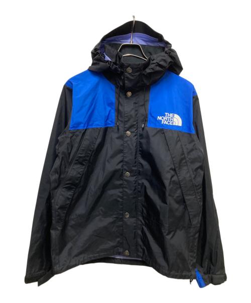 THE NORTH FACE（ザ ノース フェイス）THE NORTH FACE (ザ ノース フェイス) MOUNTAIN RAINTEX JACKET ブラック×ブルー サイズ:Ｌの古着・服飾アイテム