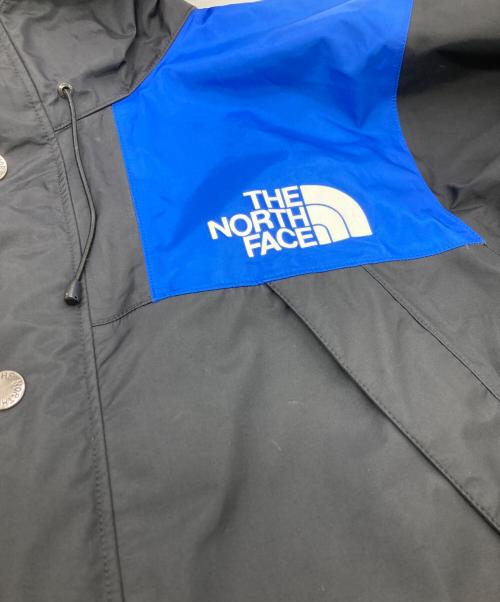 THE NORTH FACE（ザ ノース フェイス）THE NORTH FACE (ザ ノース フェイス) MOUNTAIN RAINTEX JACKET ブラック×ブルー サイズ:Ｌの古着・服飾アイテム