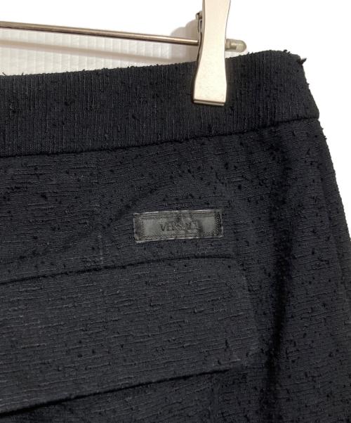 VERSACE（ヴェルサーチェ）VERSACE (ヴェルサーチェ) ネップカーゴショーツ ブラック サイズ:48の古着・服飾アイテム