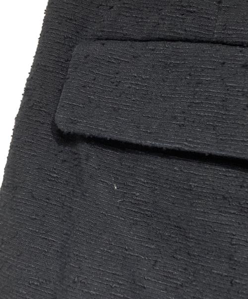 VERSACE（ヴェルサーチェ）VERSACE (ヴェルサーチェ) ネップカーゴショーツ ブラック サイズ:48の古着・服飾アイテム