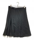 VERSACEヴェルサーチェ）の古着「ギャバジンウールラップショーツ/Wool Gabardine Wrap Shorts」｜ブラック