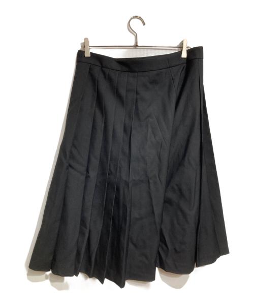 VERSACE（ヴェルサーチェ）VERSACE (ヴェルサーチェ) ギャバジンウールラップショーツ/Wool Gabardine Wrap Shorts ブラック サイズ:50の古着・服飾アイテム