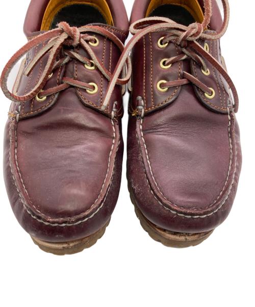 Timberland（ティンバーランド）Timberland (ティンバーランド) 3Eye Classic Lug ボルドー サイズ:US9.5W（27.5cm）の古着・服飾アイテム