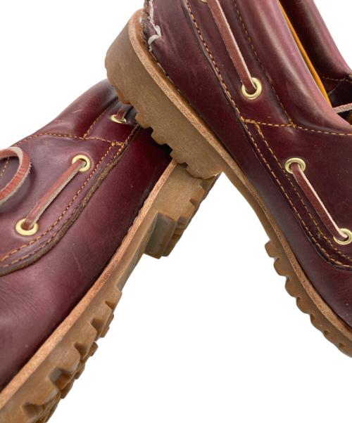 Timberland（ティンバーランド）Timberland (ティンバーランド) 3Eye Classic Lug ボルドー サイズ:US9.5W（27.5cm）の古着・服飾アイテム