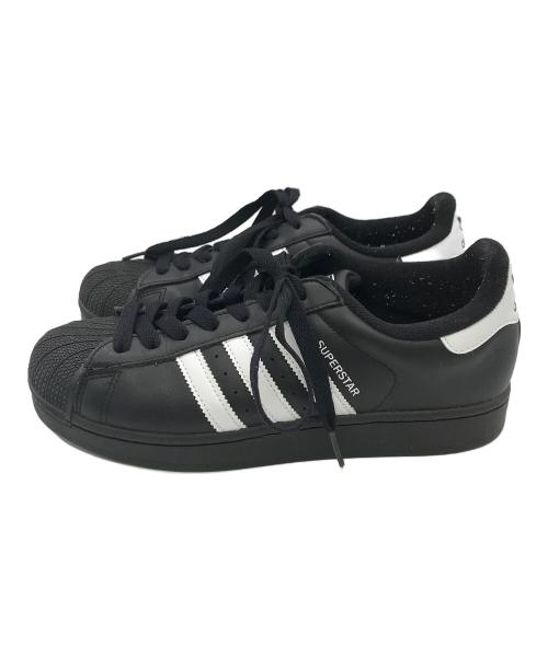 adidas（アディダス）adidas (アディダス) Superstar II ブラック サイズ:SIZE US9 1/2　(27.5cm)の古着・服飾アイテム