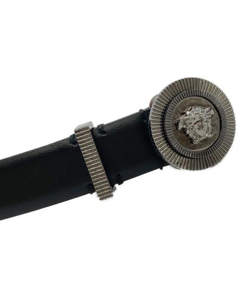 VERSACE（ヴェルサーチェ）VERSACE (ヴェルサーチェ) メデューサナローベルト ブラックの古着・服飾アイテム