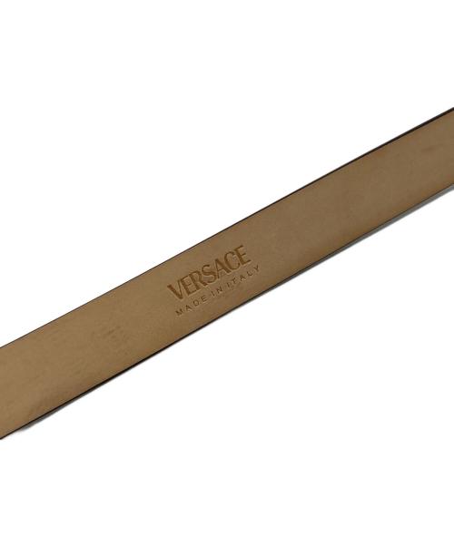 VERSACE（ヴェルサーチェ）VERSACE (ヴェルサーチェ) メデューサナローベルト ブラックの古着・服飾アイテム