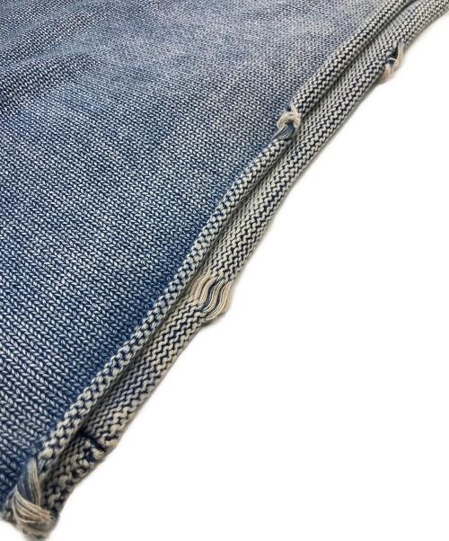 DIESEL（ディーゼル）DIESEL (ディーゼル) K‐DELOS カットオフダメージニット インディゴ サイズ:XLの古着・服飾アイテム