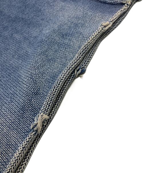 DIESEL（ディーゼル）DIESEL (ディーゼル) K‐DELOS カットオフダメージニット インディゴ サイズ:XLの古着・服飾アイテム