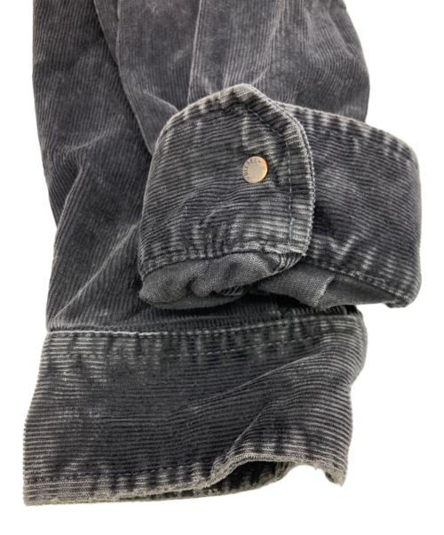 DIESEL（ディーゼル）DIESEL (ディーゼル) S-BUN-CORDコーデュロイシャツ ブラック サイズ:Mの古着・服飾アイテム
