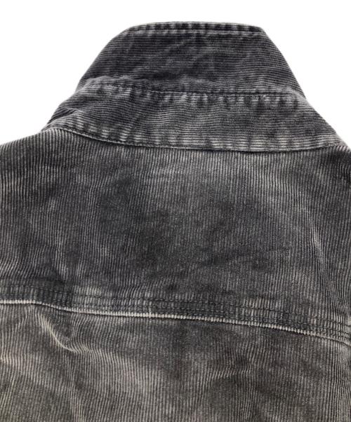 DIESEL（ディーゼル）DIESEL (ディーゼル) S-BUN-CORDコーデュロイシャツ ブラック サイズ:Mの古着・服飾アイテム
